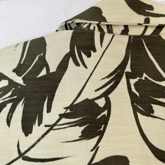 *NWT* Linda Allard Ellen Tracy Tropical Leaf Green Blazer Shoulder Pads Sz 8 - Picture 8 of 12